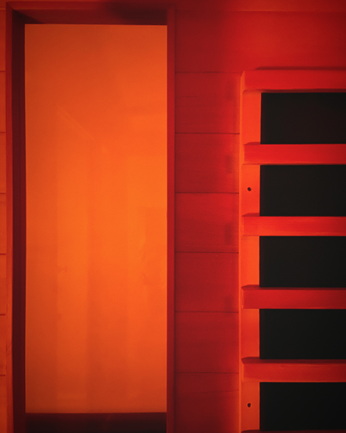 Infrared sauna working